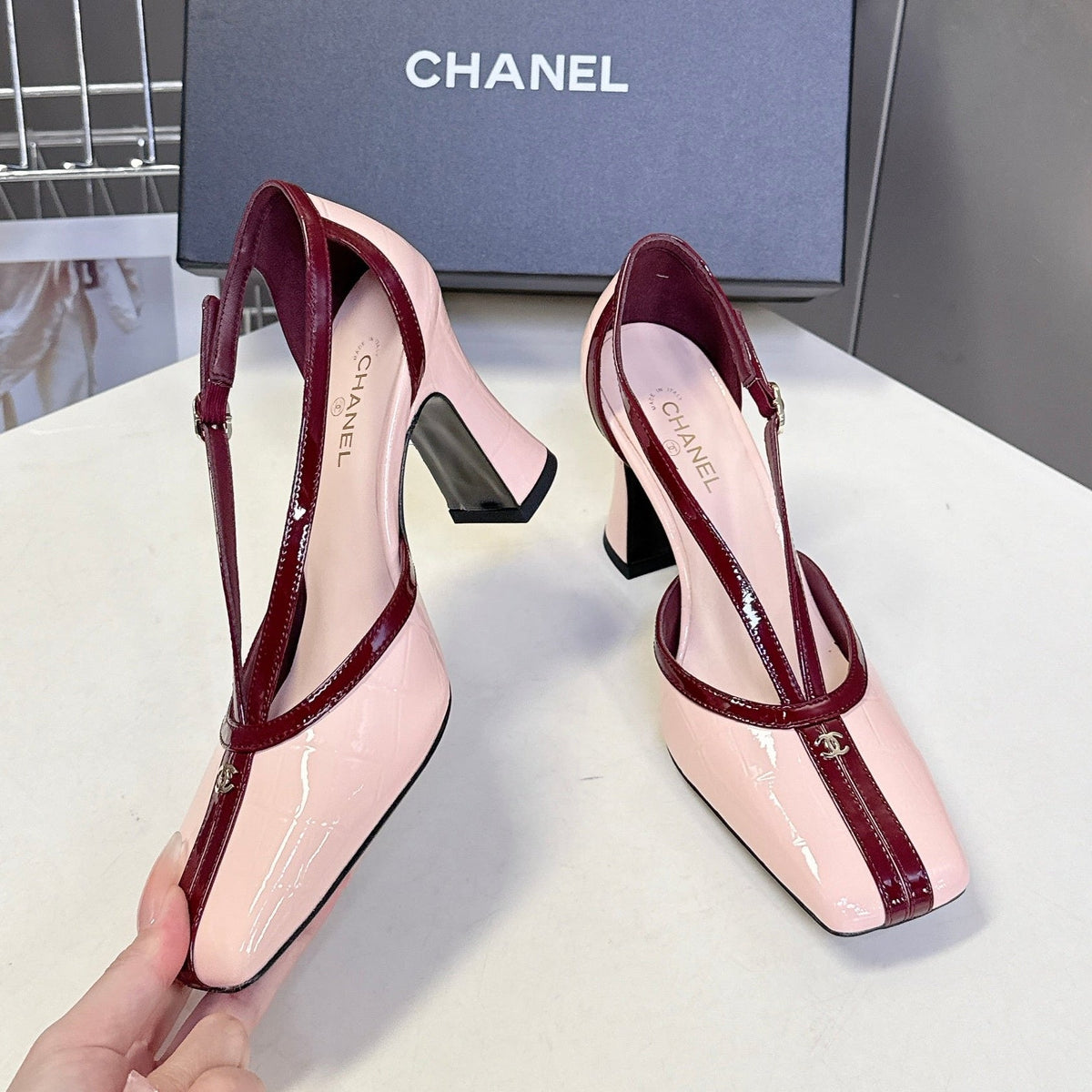 Chanel 2026 Mary Jane Slingback 85mm Leather 895338