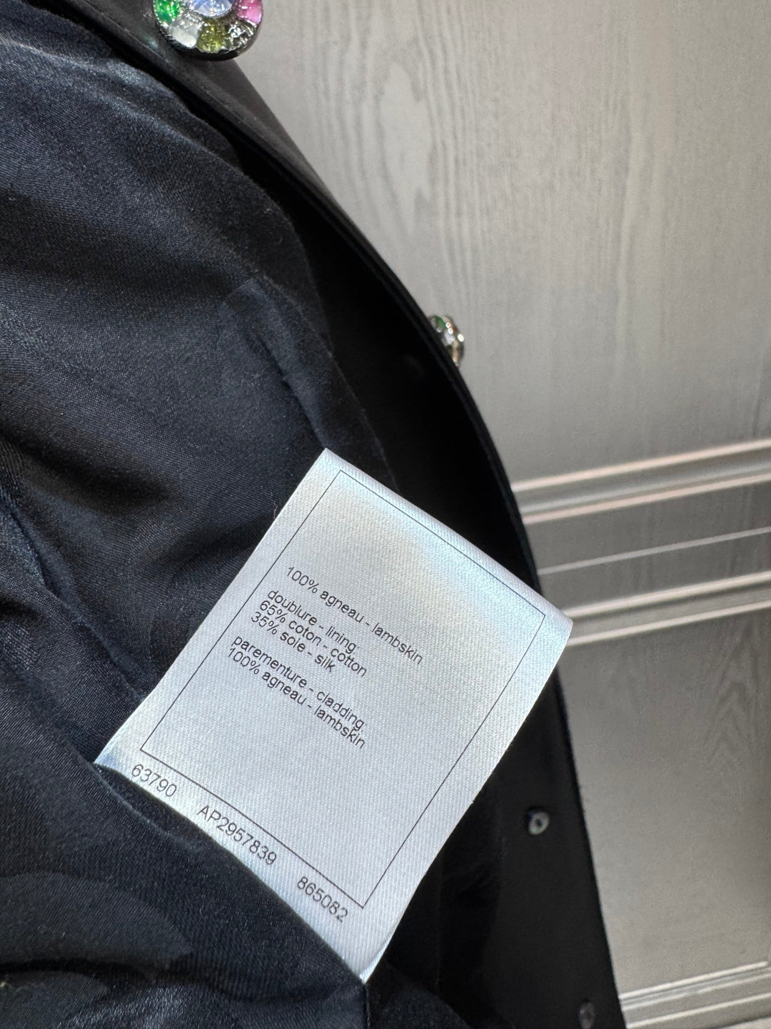 CC 25 Jacket Black Lambskin 018801890