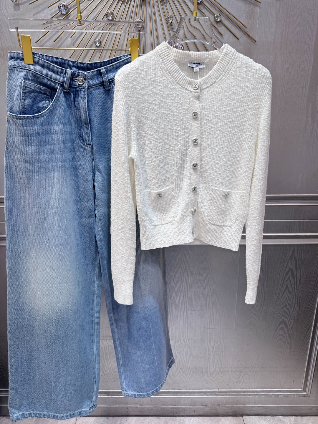 CC 25 Cardigan White Cotton 59490550