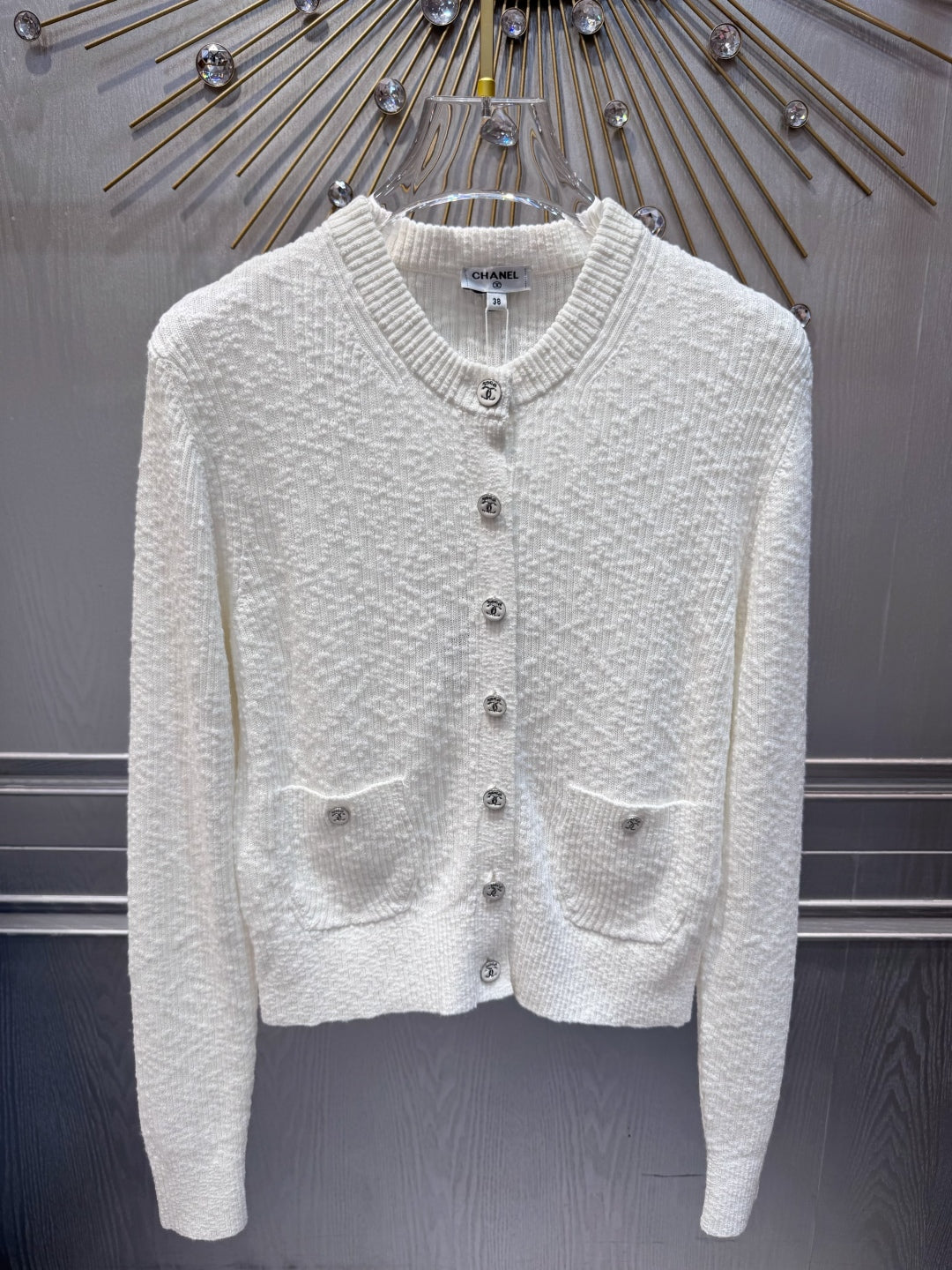 CC 25 Cardigan White Cotton 59490550