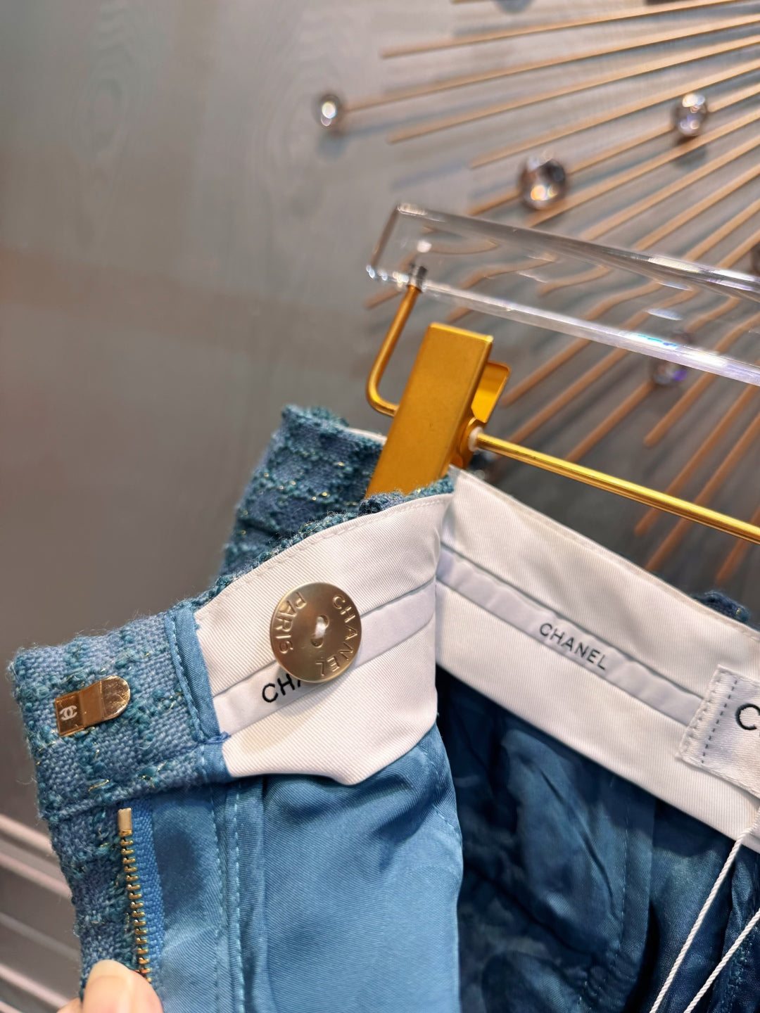 CC 25 Suit Turquoise Tweed 10801090