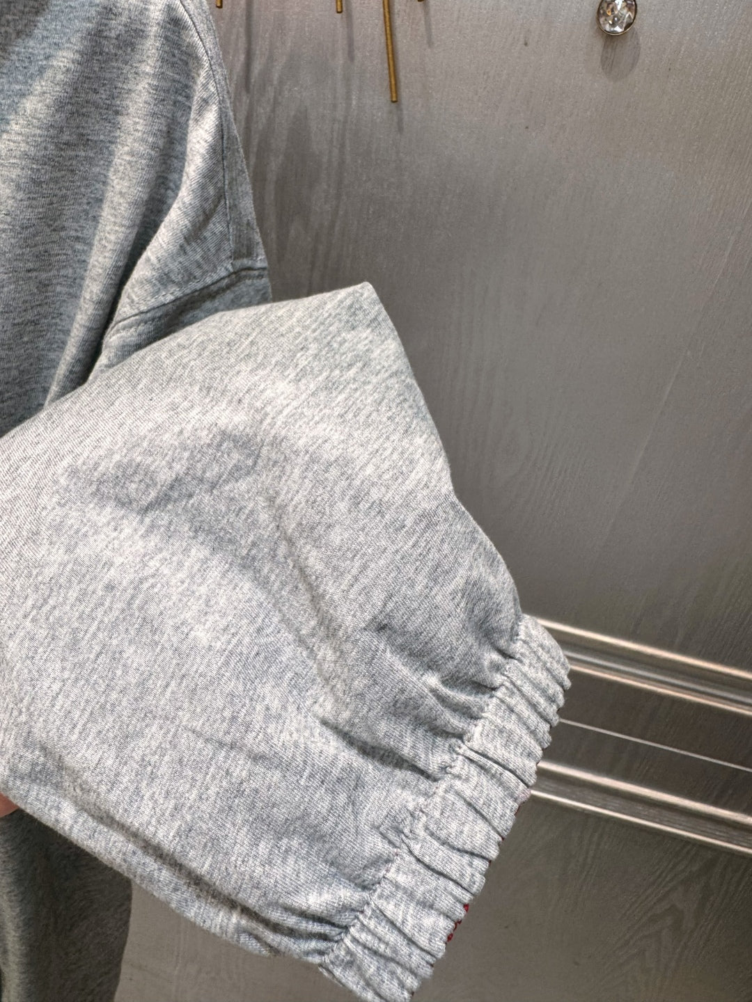 Miu Miu 25 Jacket Red Gray Cotton