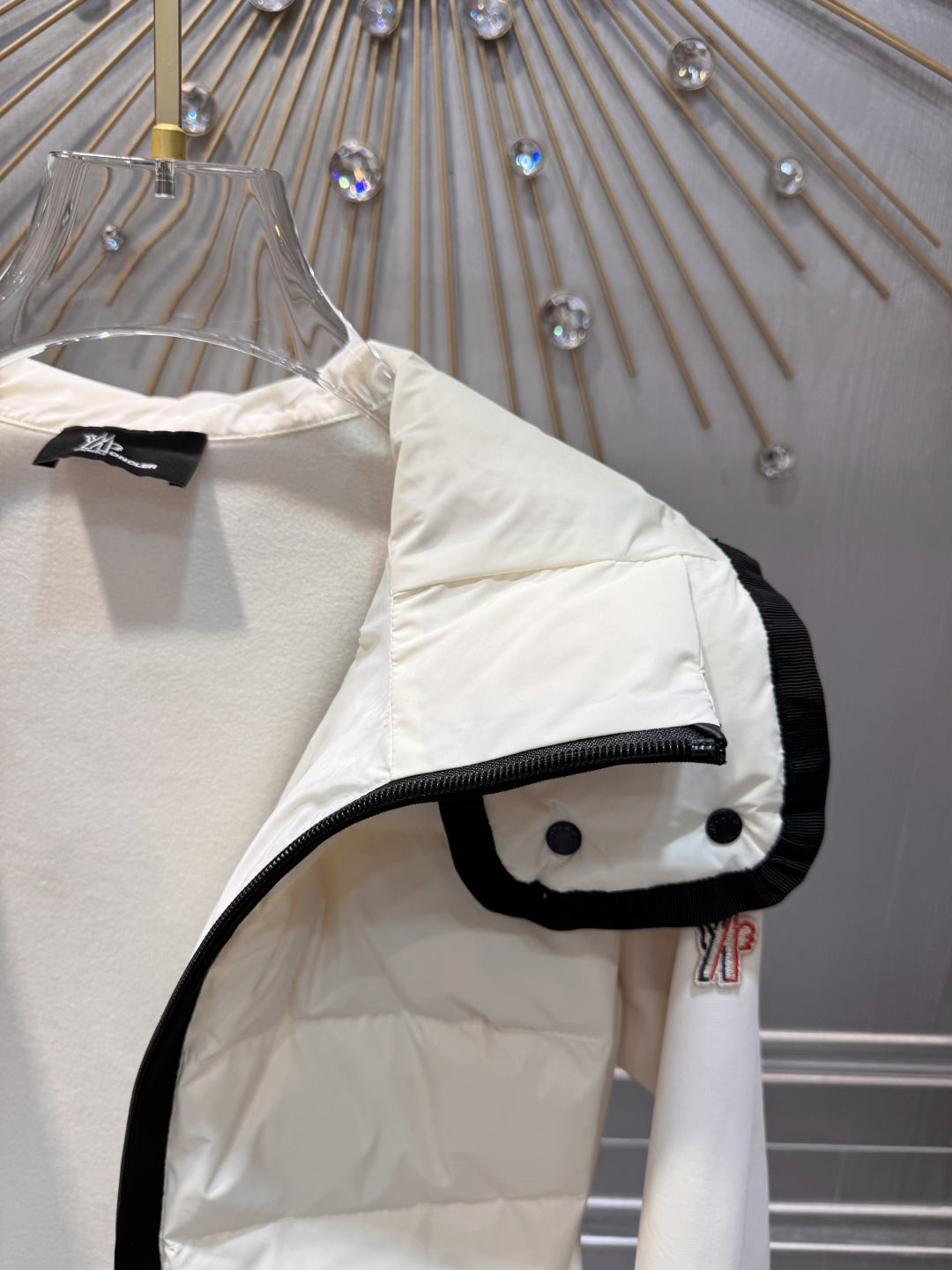 MC 25 Thin Down Jacket White Polyester 0007