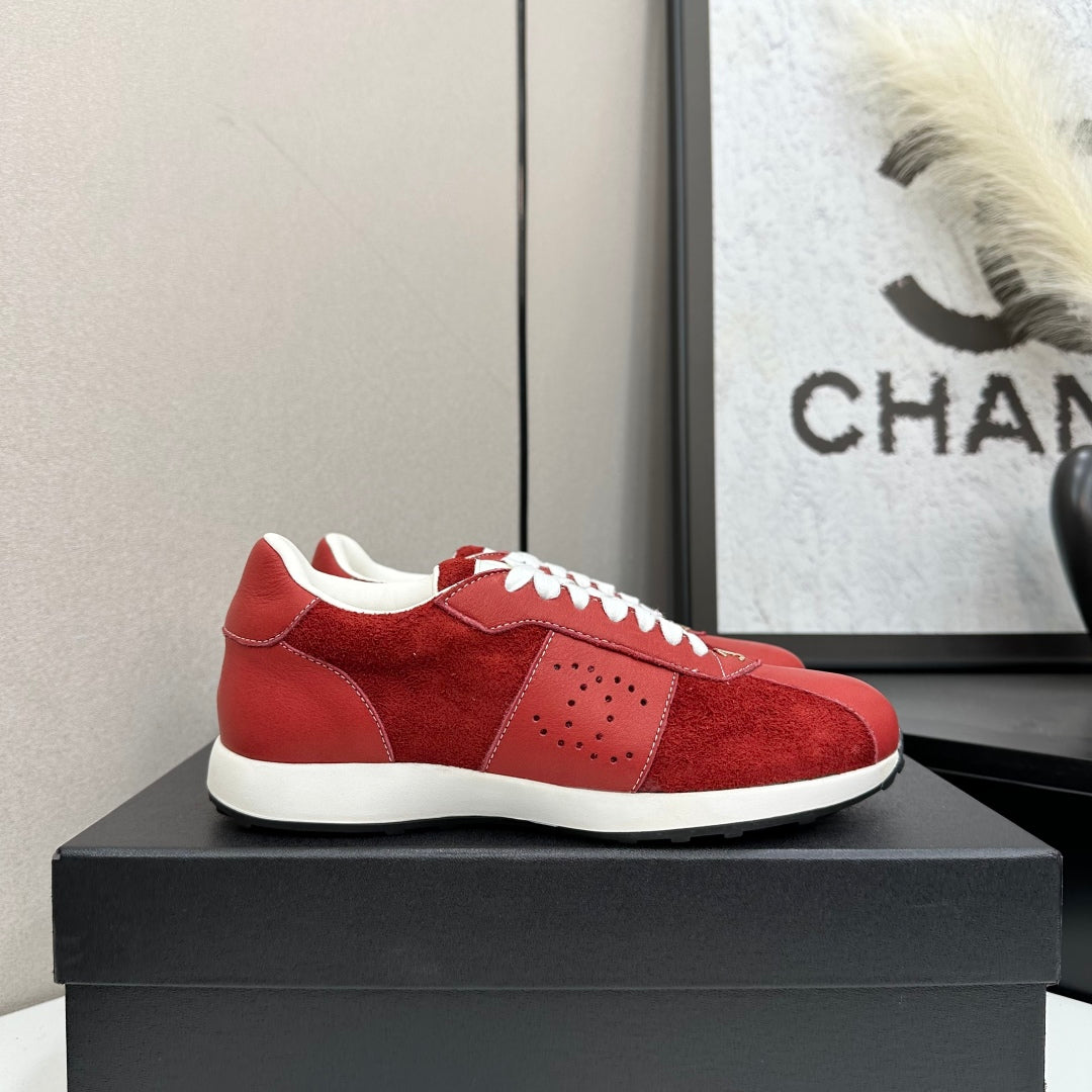 CC 25 Sneaker Red Suede Cowhide 331758