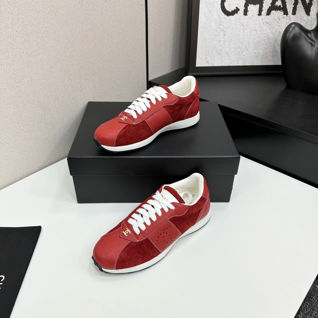CC 25 Sneaker Red Suede Cowhide 331758