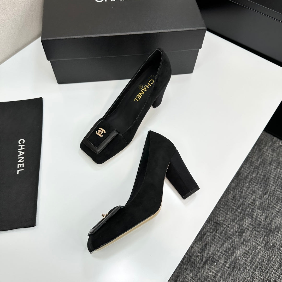 Chanel 2026 Pump Black Suede 696619