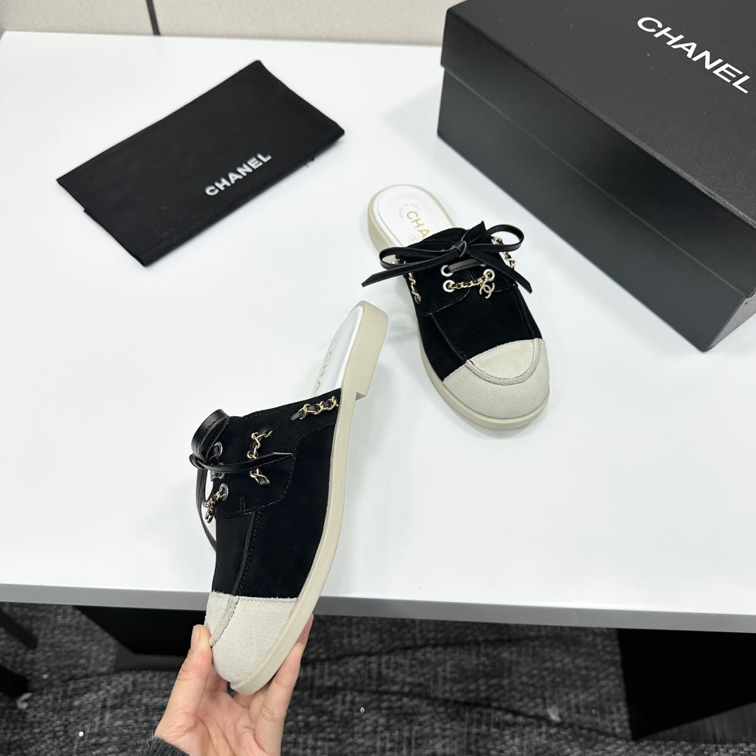 Chanel 2026 Slip-On Mule Suede Cowhide 985753