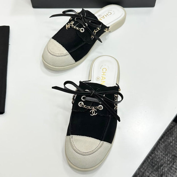 Chanel 2026 Slip-On Mule Suede Cowhide 985753