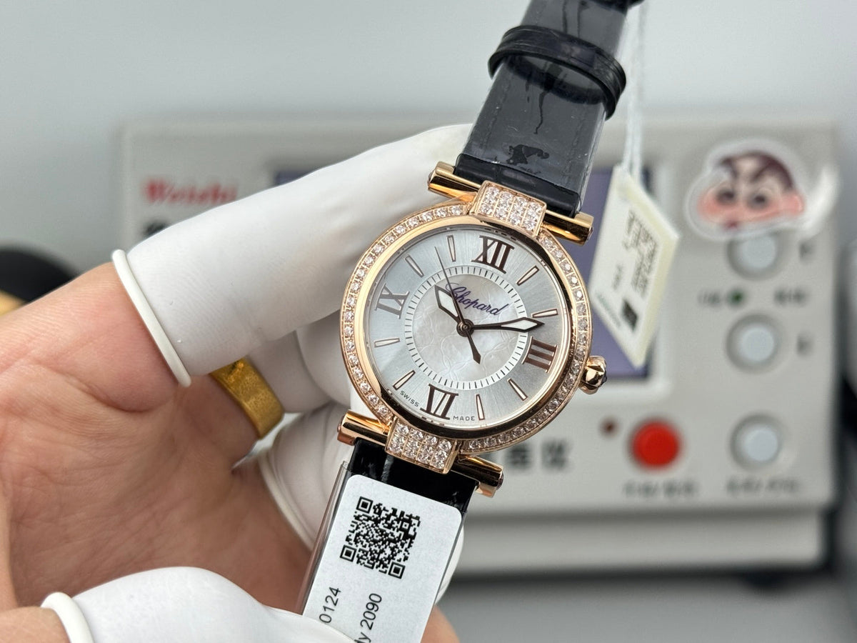 Chopard Imperiale 29mm Pink Gold Case Diamond Bezel