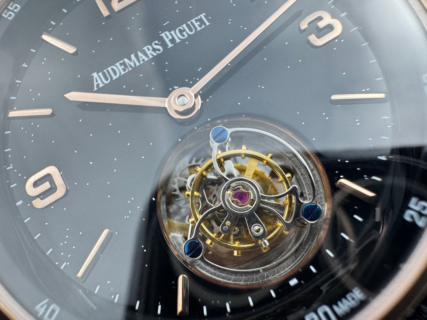 Audemars Piguet Code 11.59 Selfwinding Flying Tourbillon Rose Gold Case Black Dial