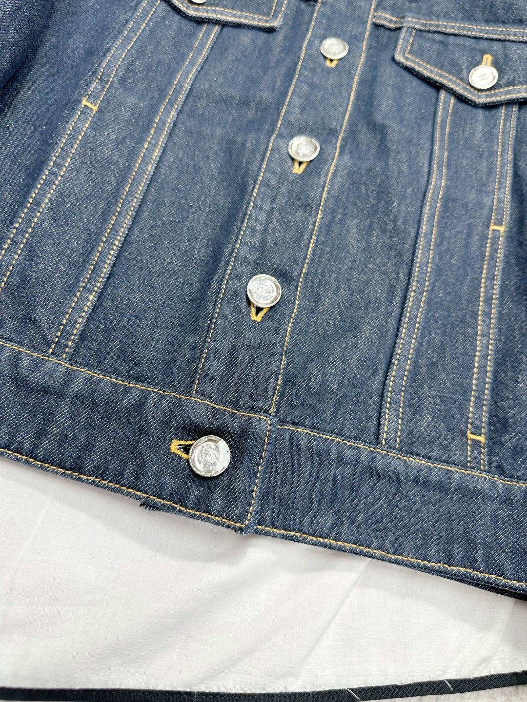 CC 25 Jacket Blue Denim Cotton