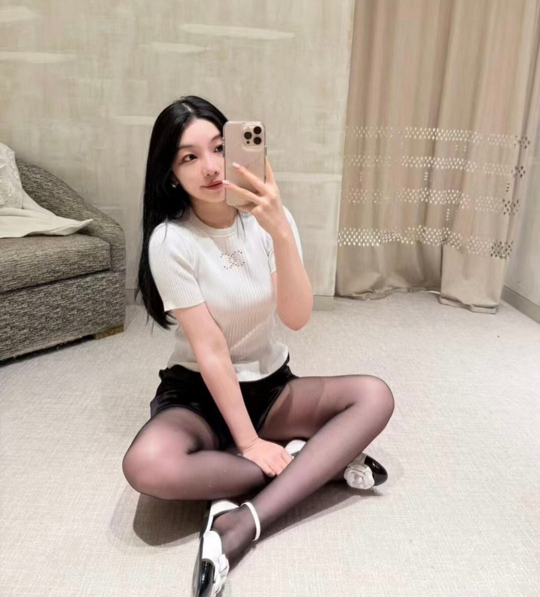 CC 25 Round Neck Short Sleeves T-shirt Cotton