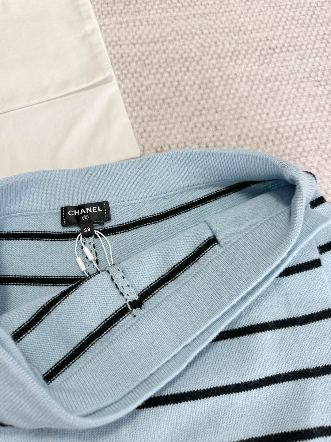 CC 25 Striped Culottes Blue Cashmere