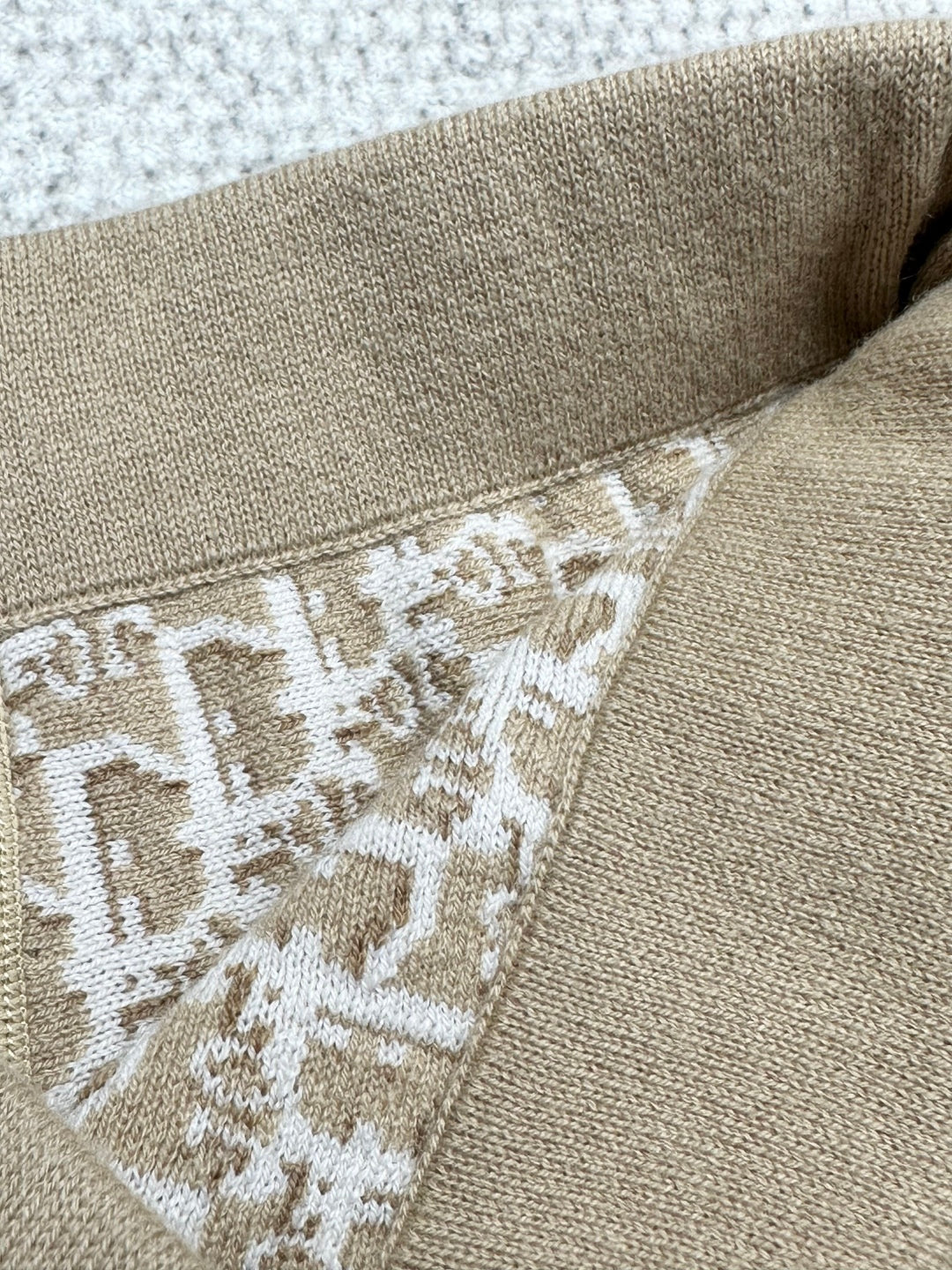 CD Double-Faced Wide-Leg Pants Cashmere