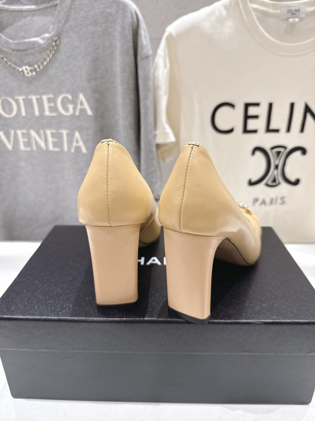 Chanel 2026 Double C Logo Pump 90mm Sheepskin 852620