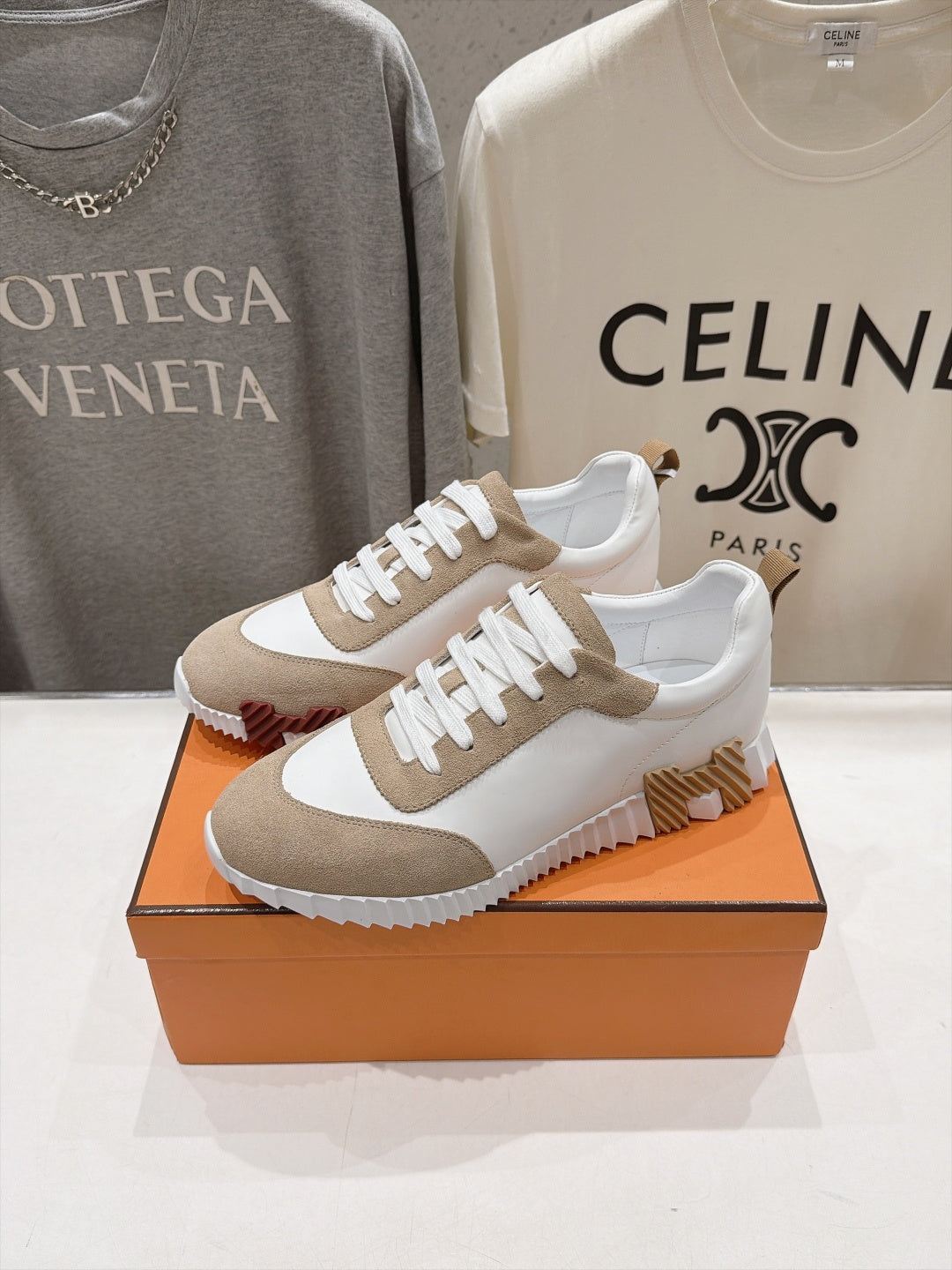 Hermes 2026 Bouncing Sneaker Suede Leather