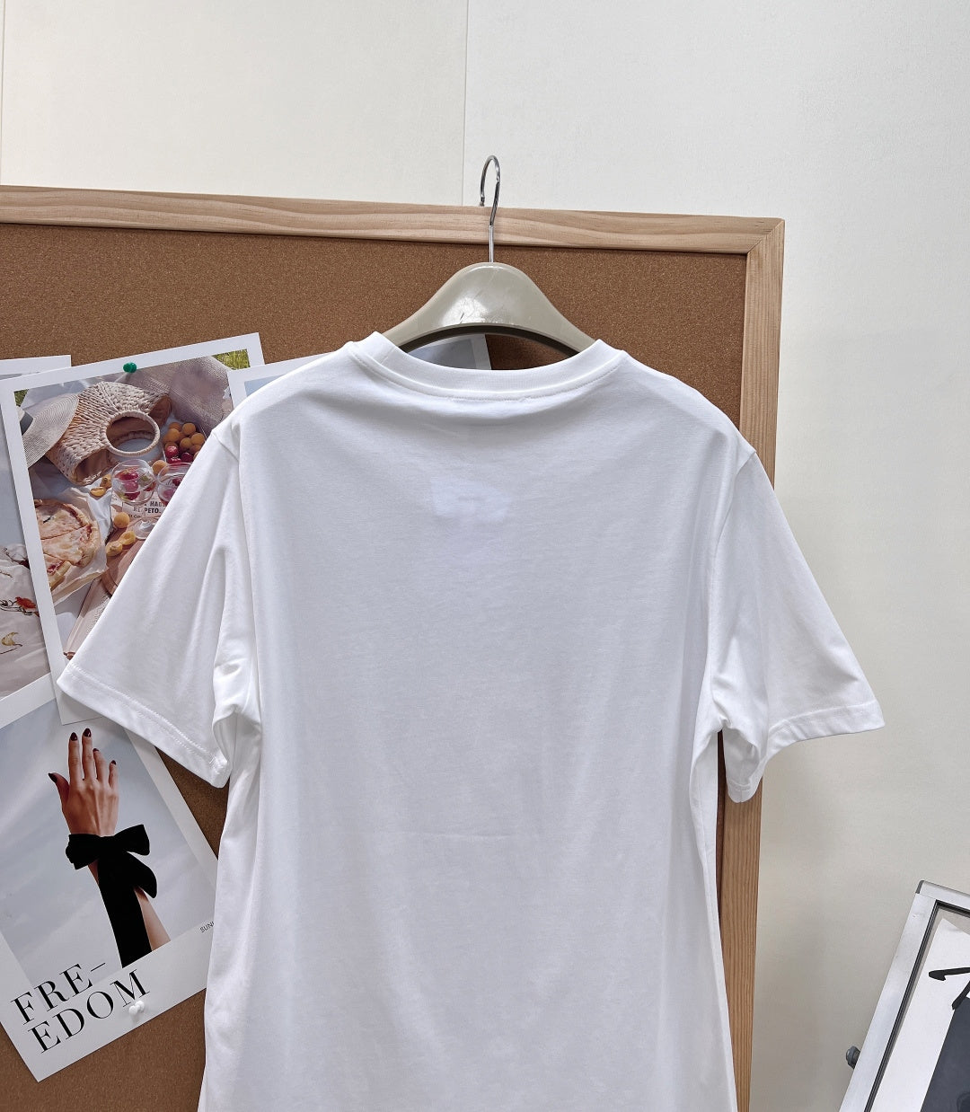 Dior 2026 Blue and White Porcelain Bow Print Short-Sleeve T-Shirt 458635