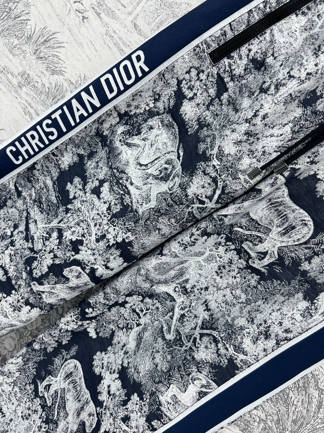 CD 25 Tiger Garden Pants Blue Polyester