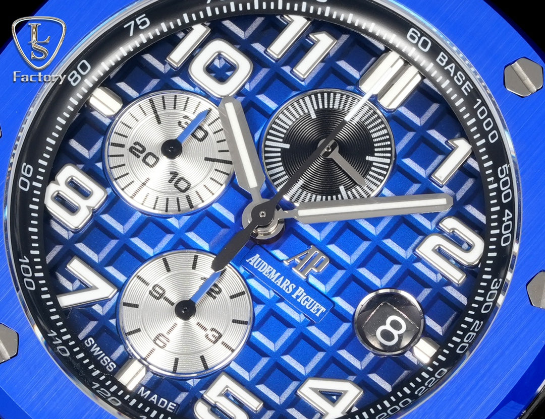 Audemars Piguet Royal Oak Offshore Chronograph 44mm Blue Case Blue Silver Dial