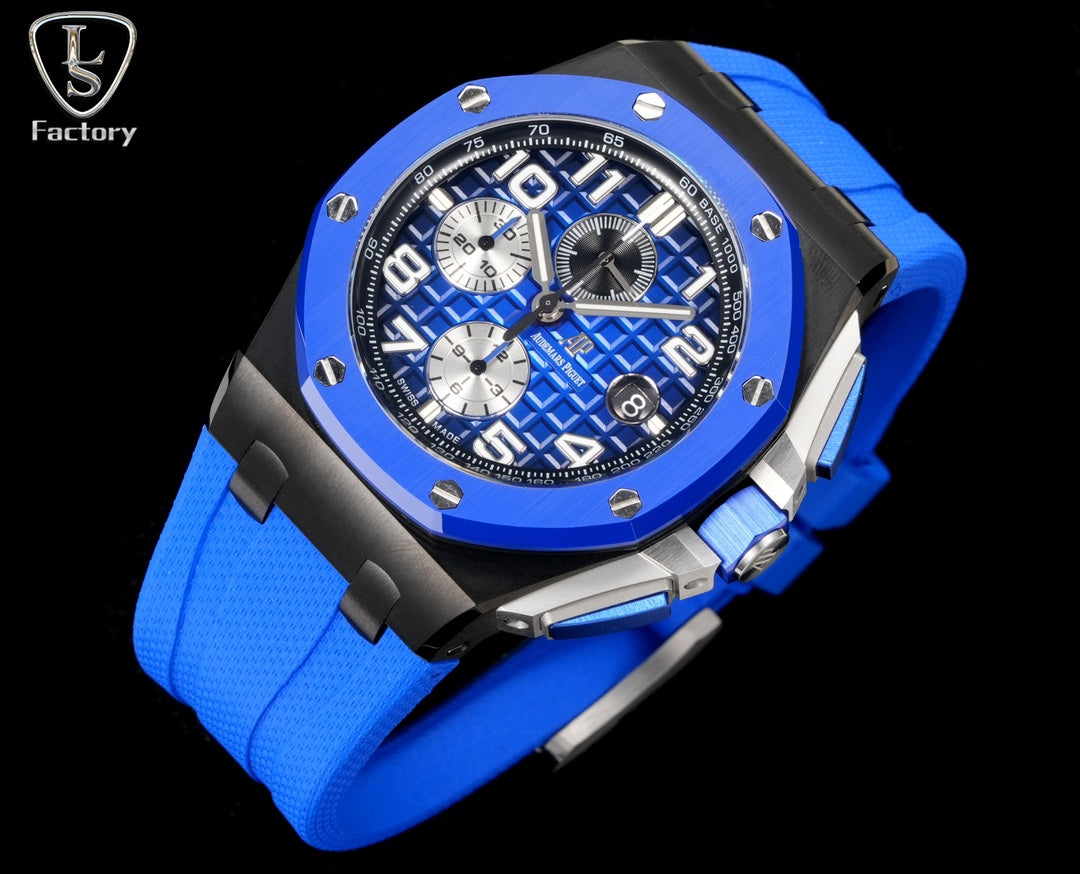Audemars Piguet Royal Oak Offshore Chronograph 44mm Blue Case Blue Silver Dial