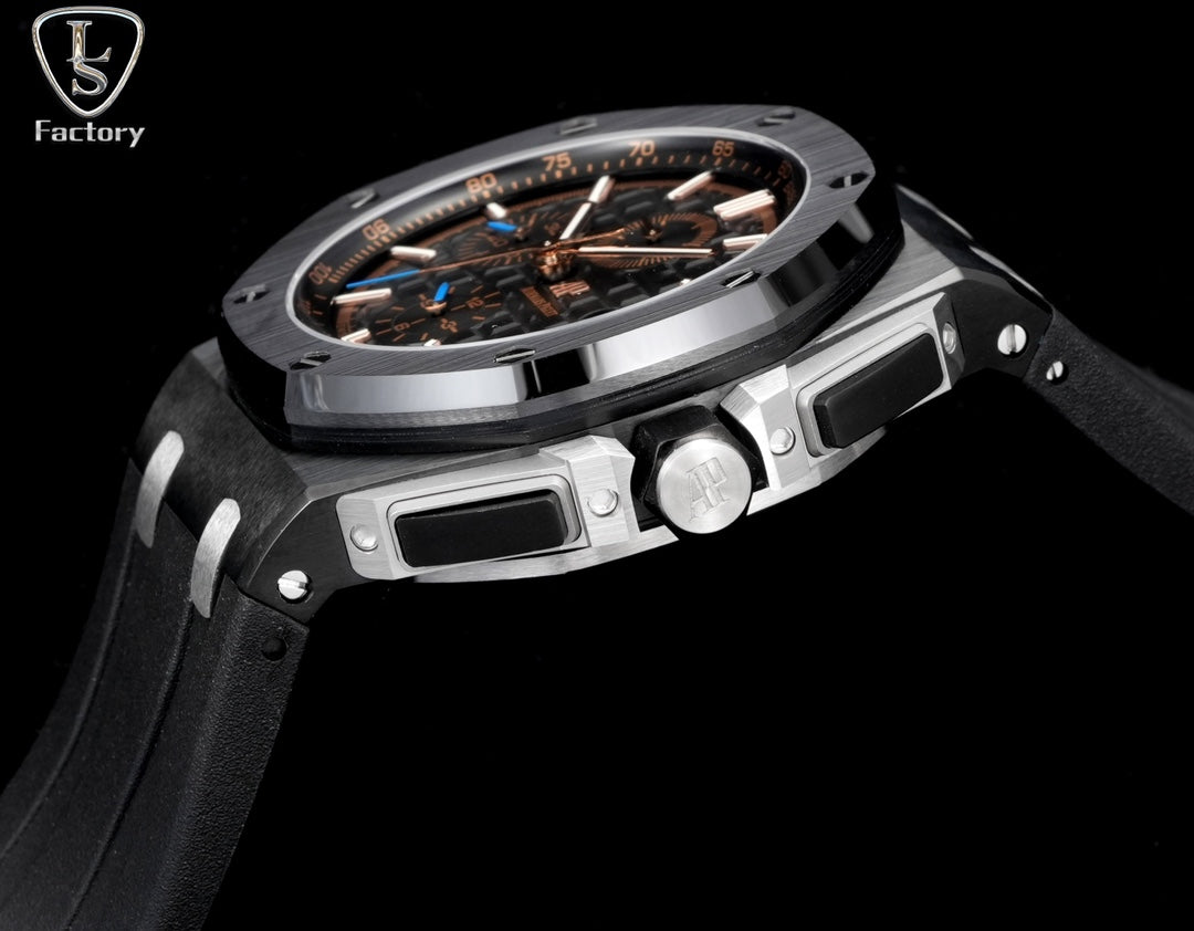 Audemars Piguet Royal Oak Offshore Chronograph 41mm Black Case Brown Black Dial