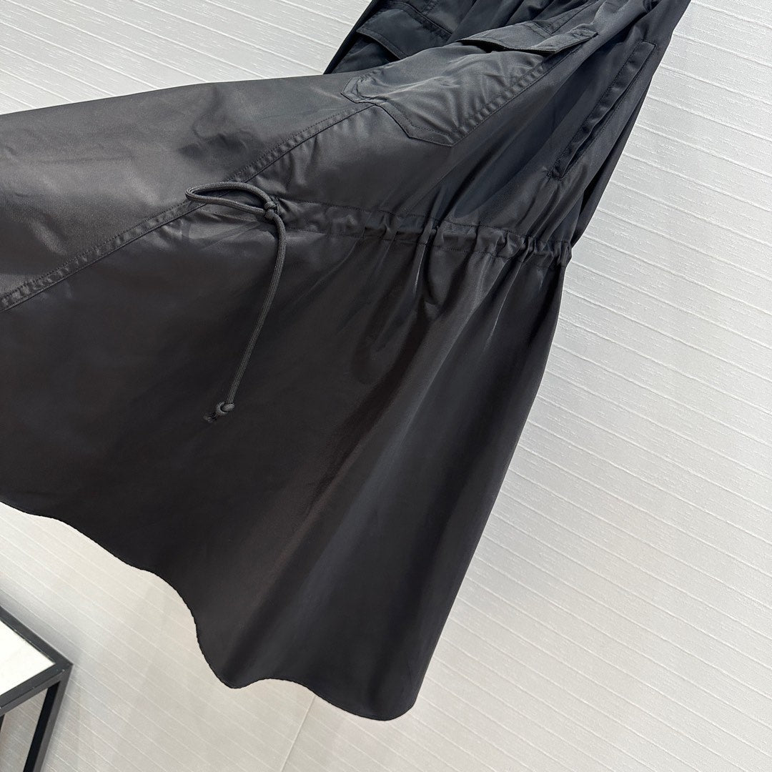 Prada 2025 Long Skirt Black Polyester