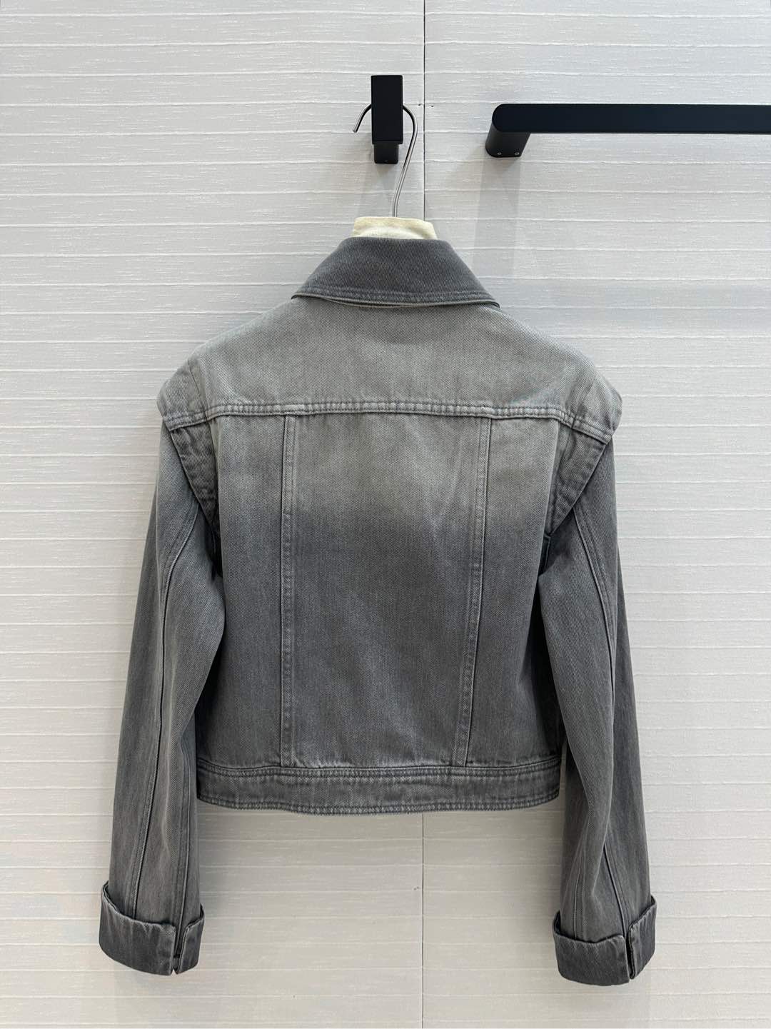 CC Denim Jacket Gray Cotton