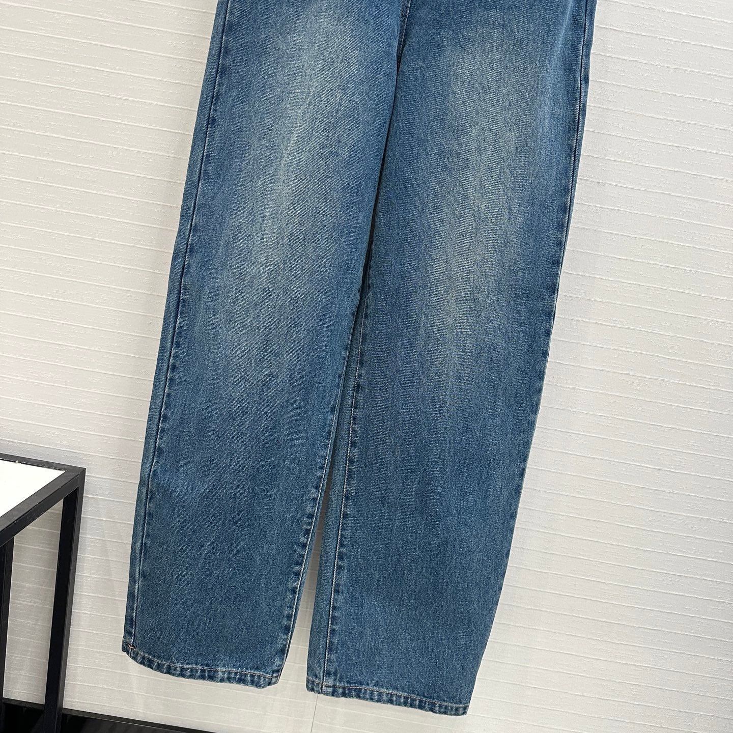 Prada 25 Halter Ntube Top Suspender Jumpsuit Blue Cotton