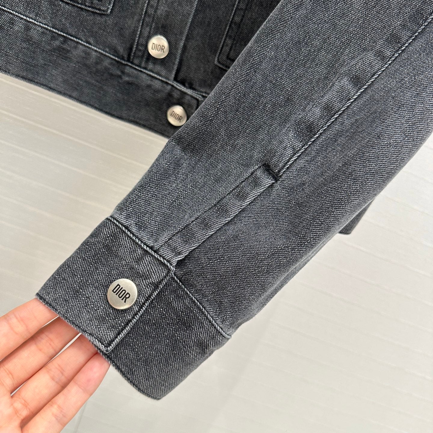 CD Denim Jacket Black Cotton