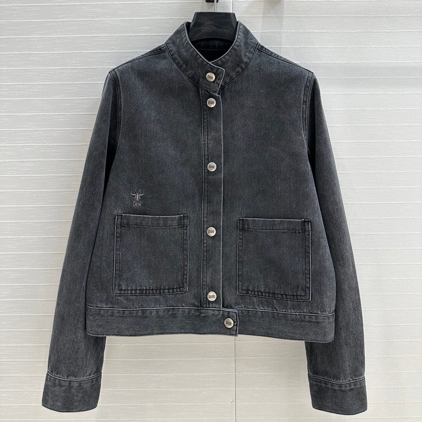CD Denim Jacket Black Cotton