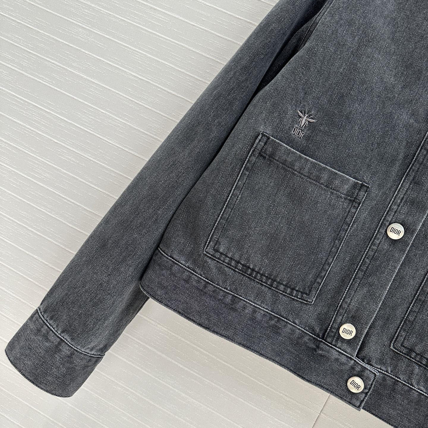 CD Denim Jacket Black Cotton