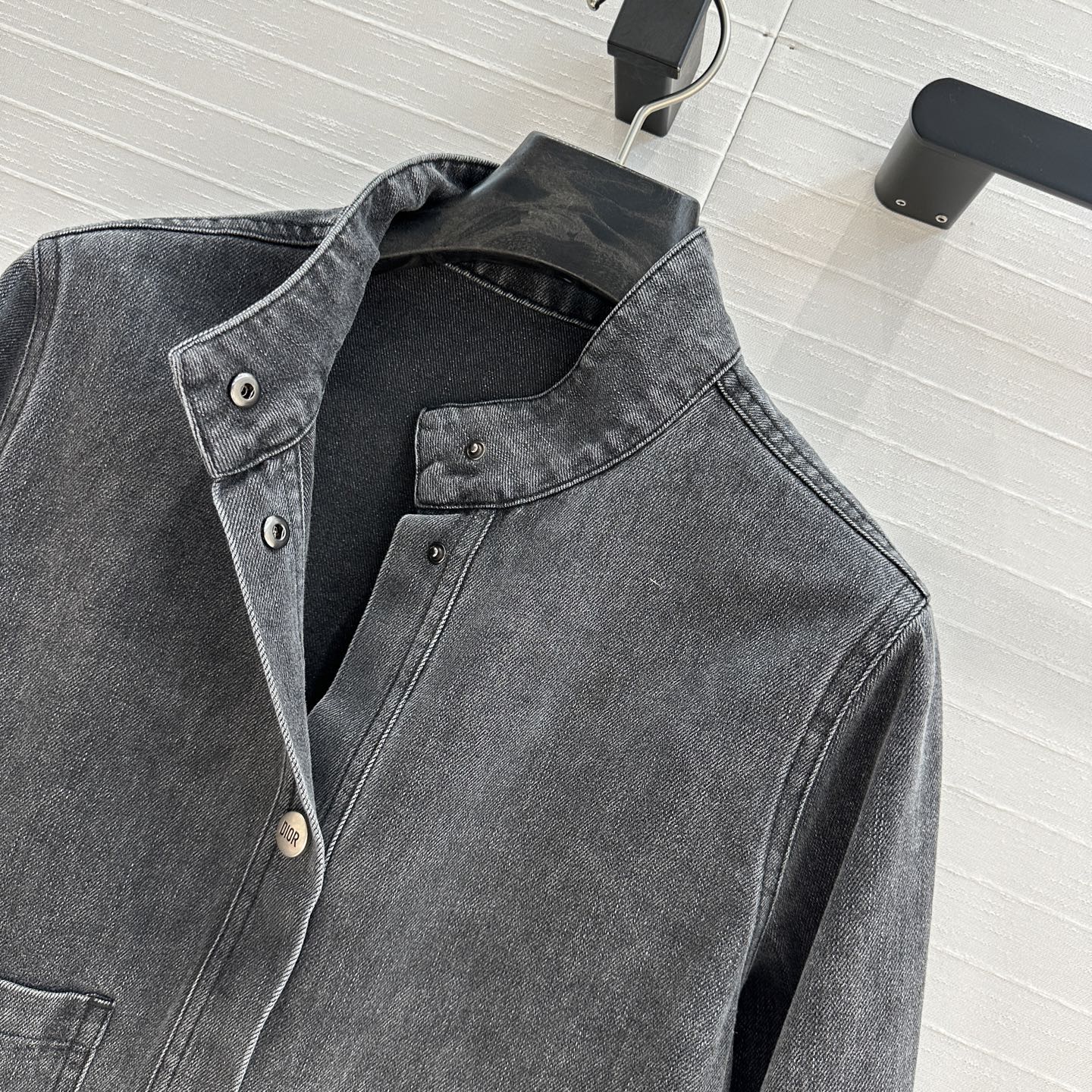 CD Denim Jacket Black Cotton