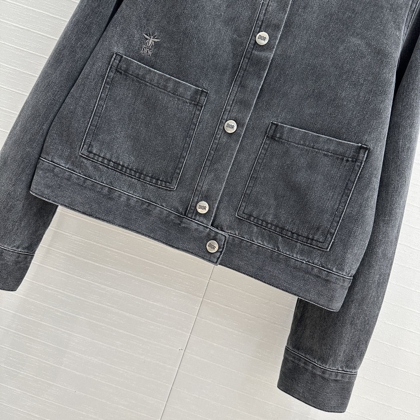 CD Denim Jacket Black Cotton