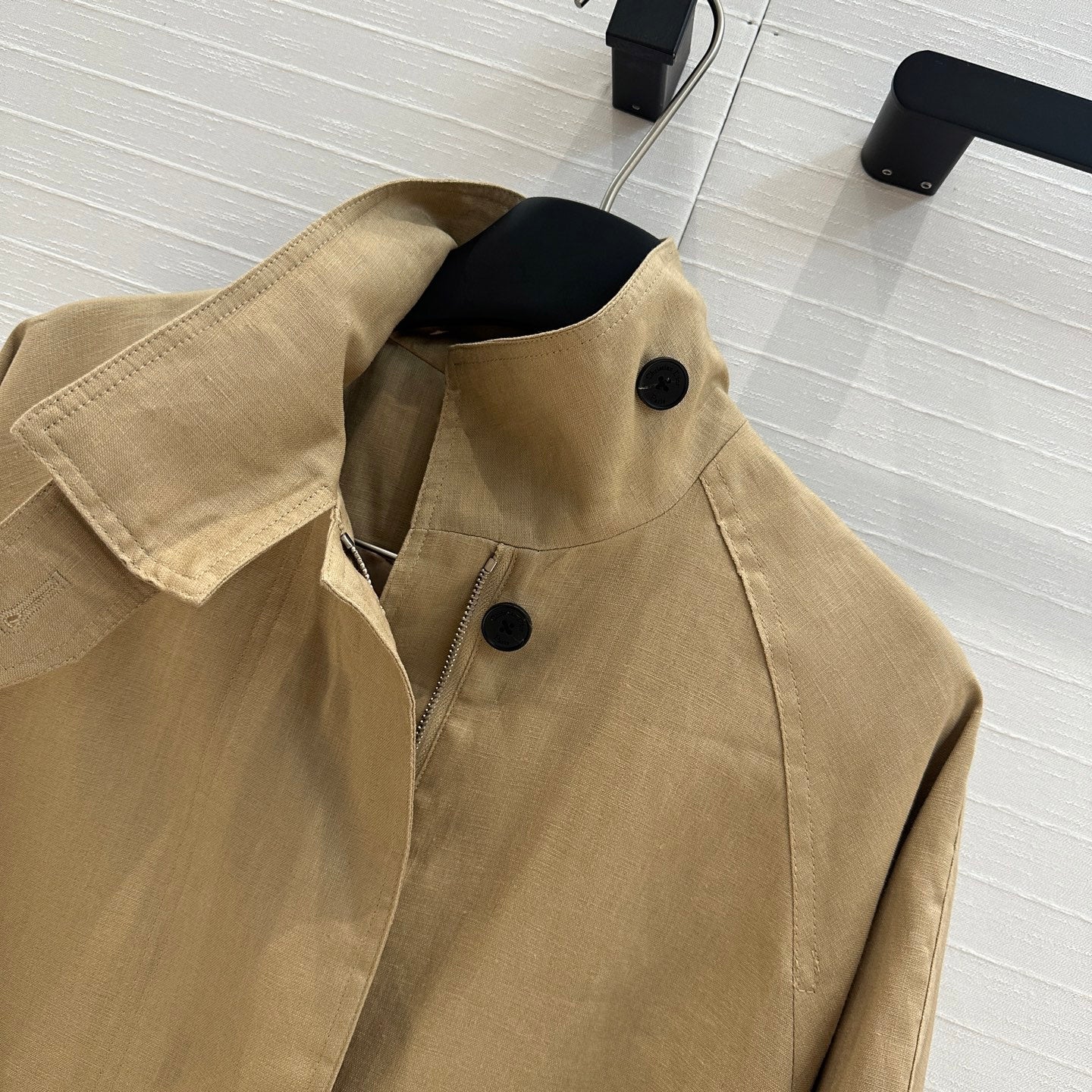 CD 25 Windbreaker Jacket Beige Linen