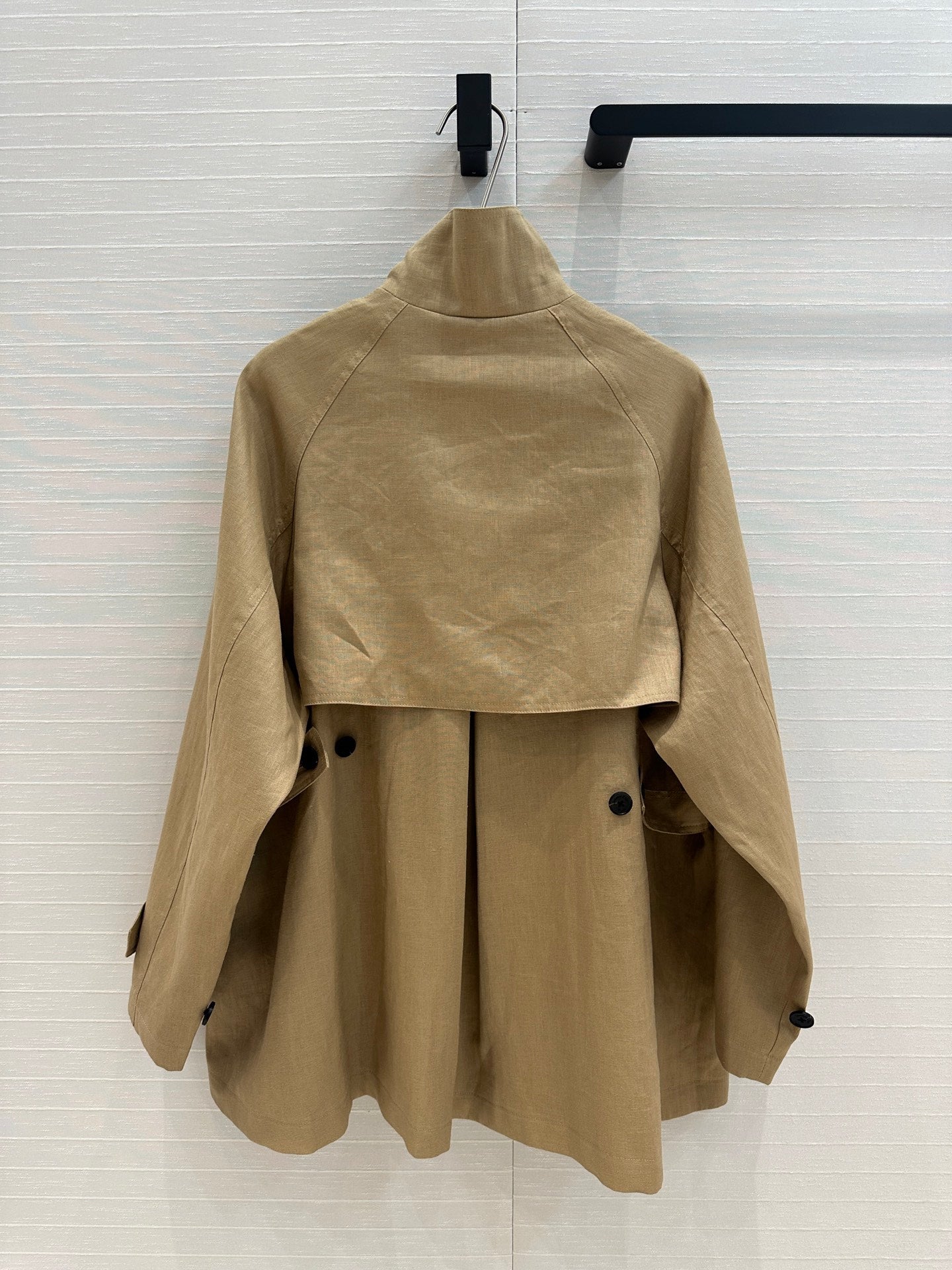 CD 25 Windbreaker Jacket Beige Linen