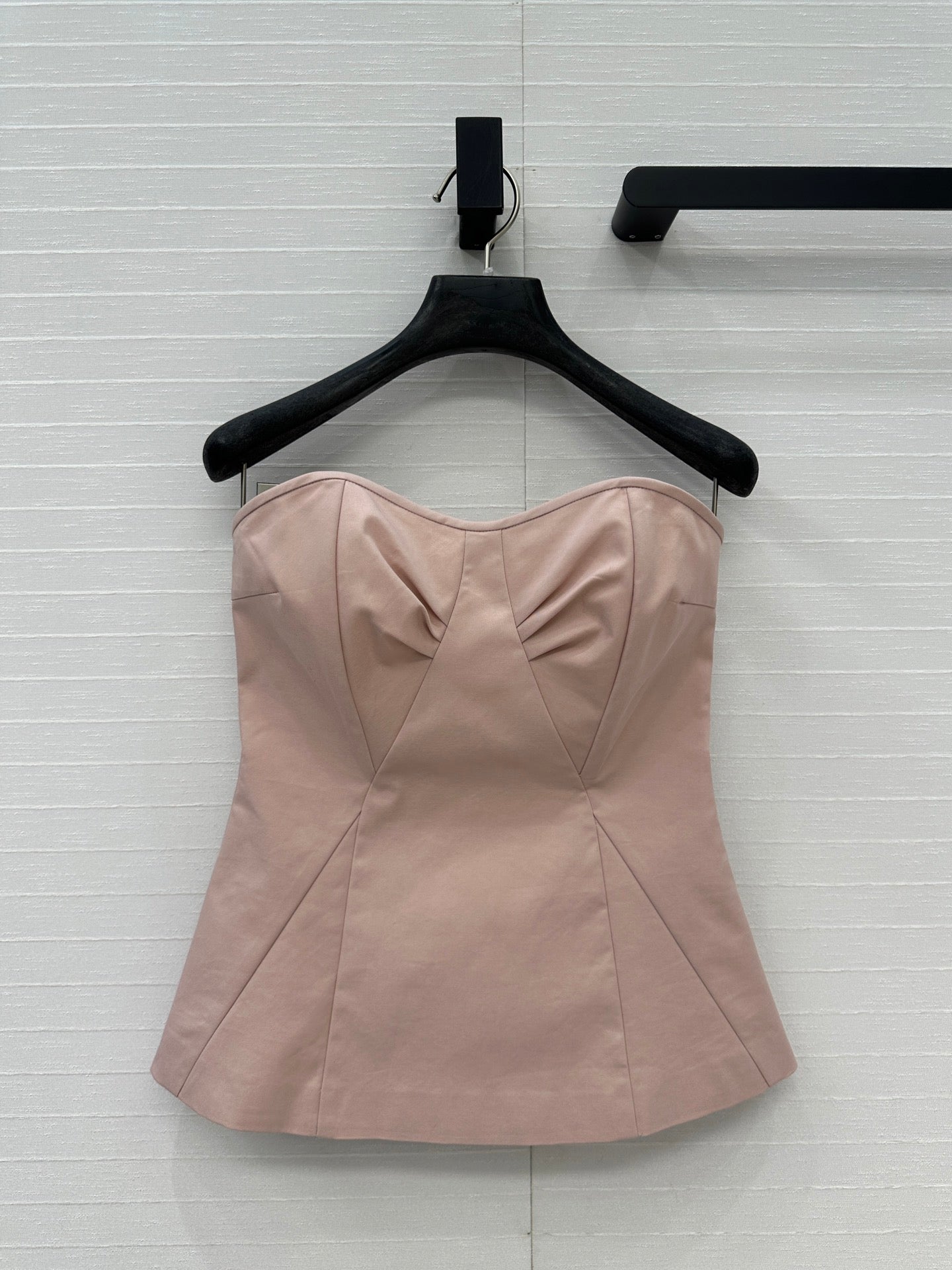 Prada 25 Cat Ear Tube Top Vest Pink Cotton