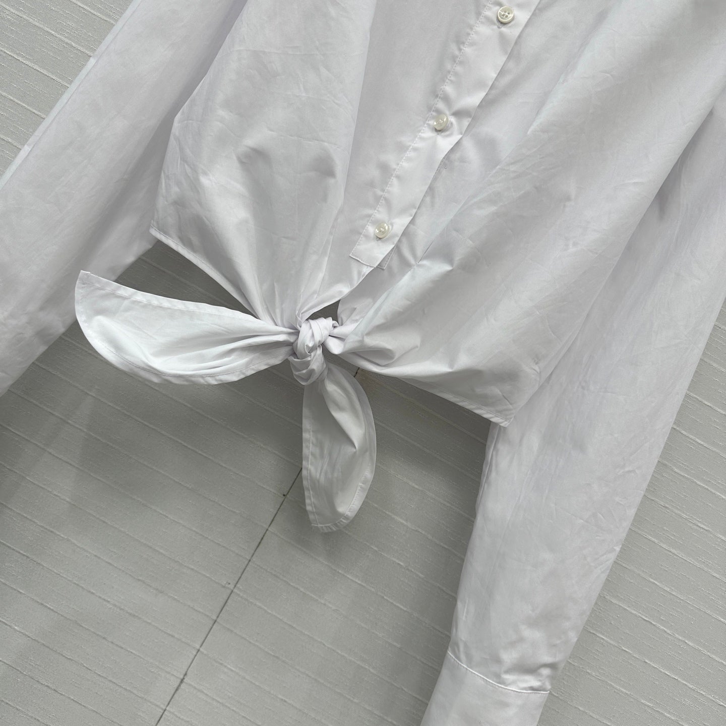 CD 25 Bow Tie Shirt White Cotton