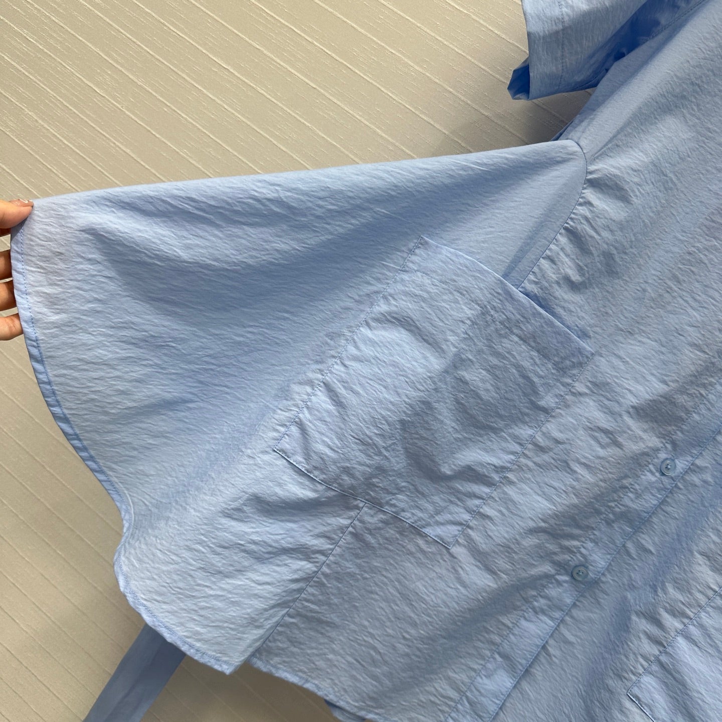 Loewe Short-sleeved Dress Blue Cotton