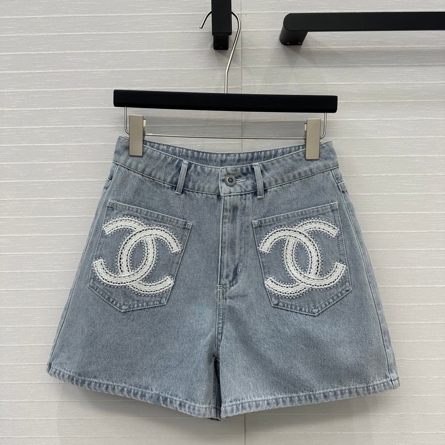 CC 25 Short Light Blue Denim Cotton