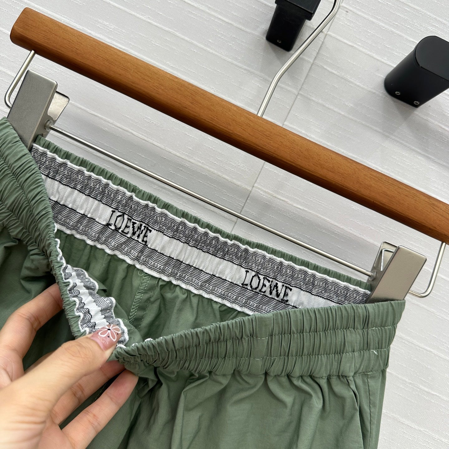 Loewe Pants Green Cotton