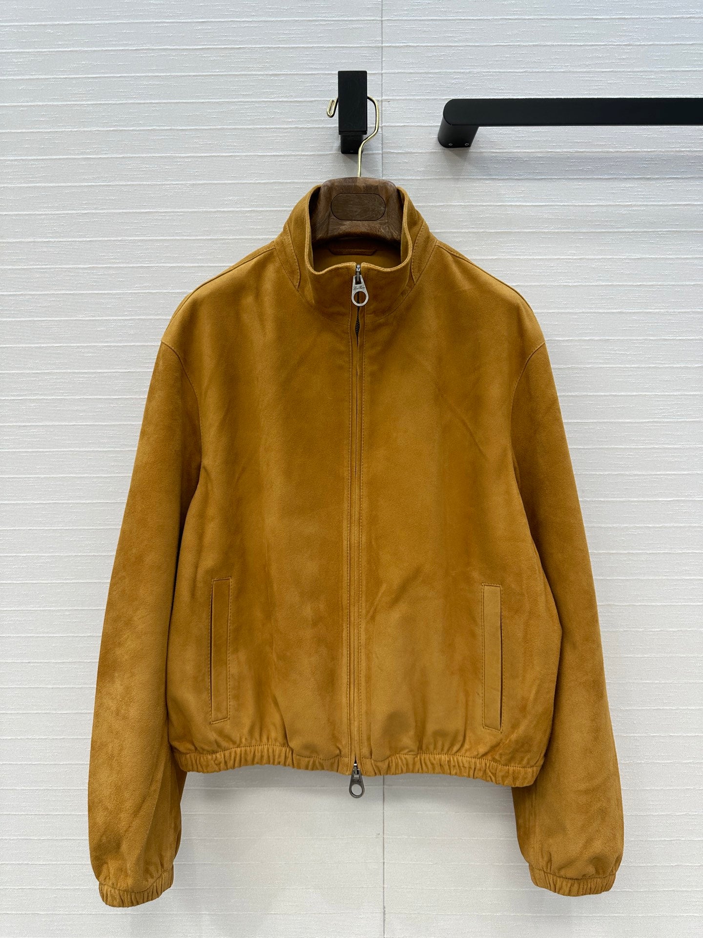 LP 25 Bomber Jacket Camel Suede 273465