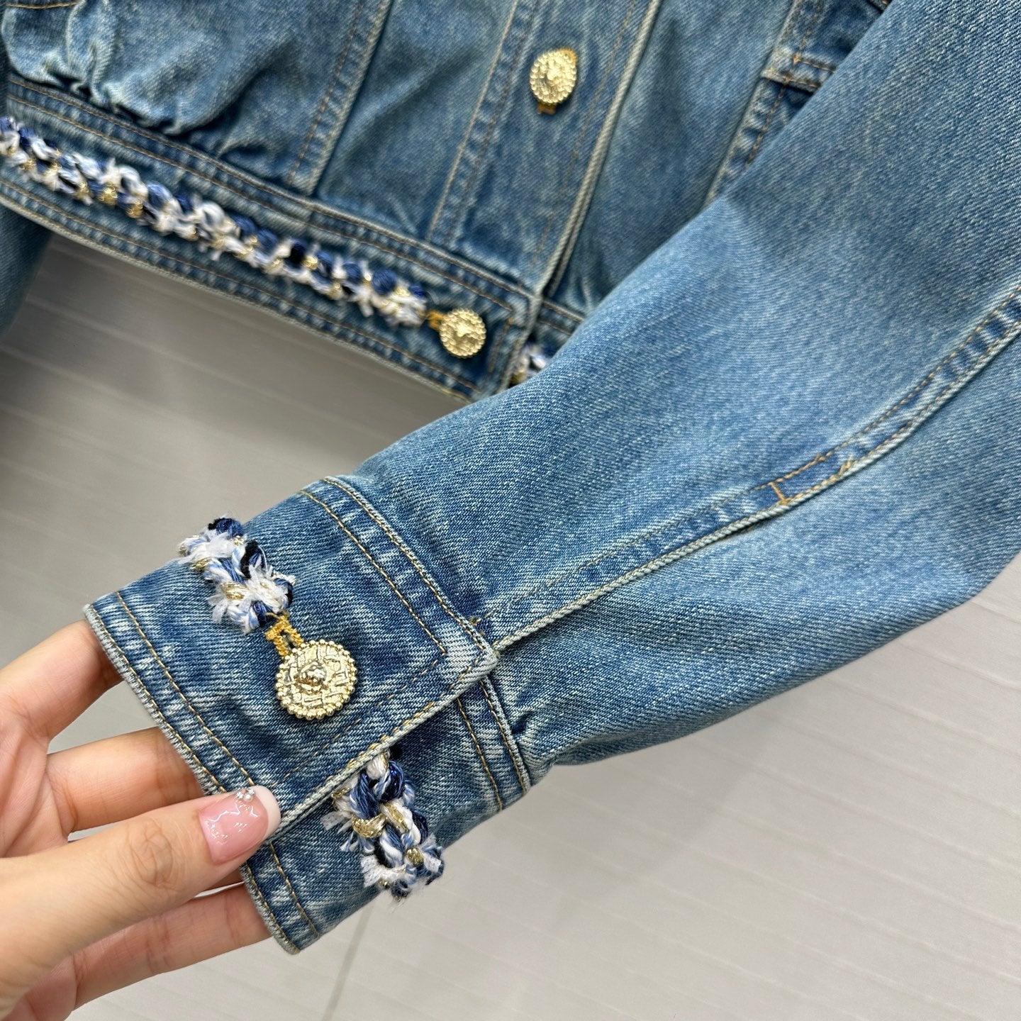 CC 25 Denim Jacket Blue Cotton