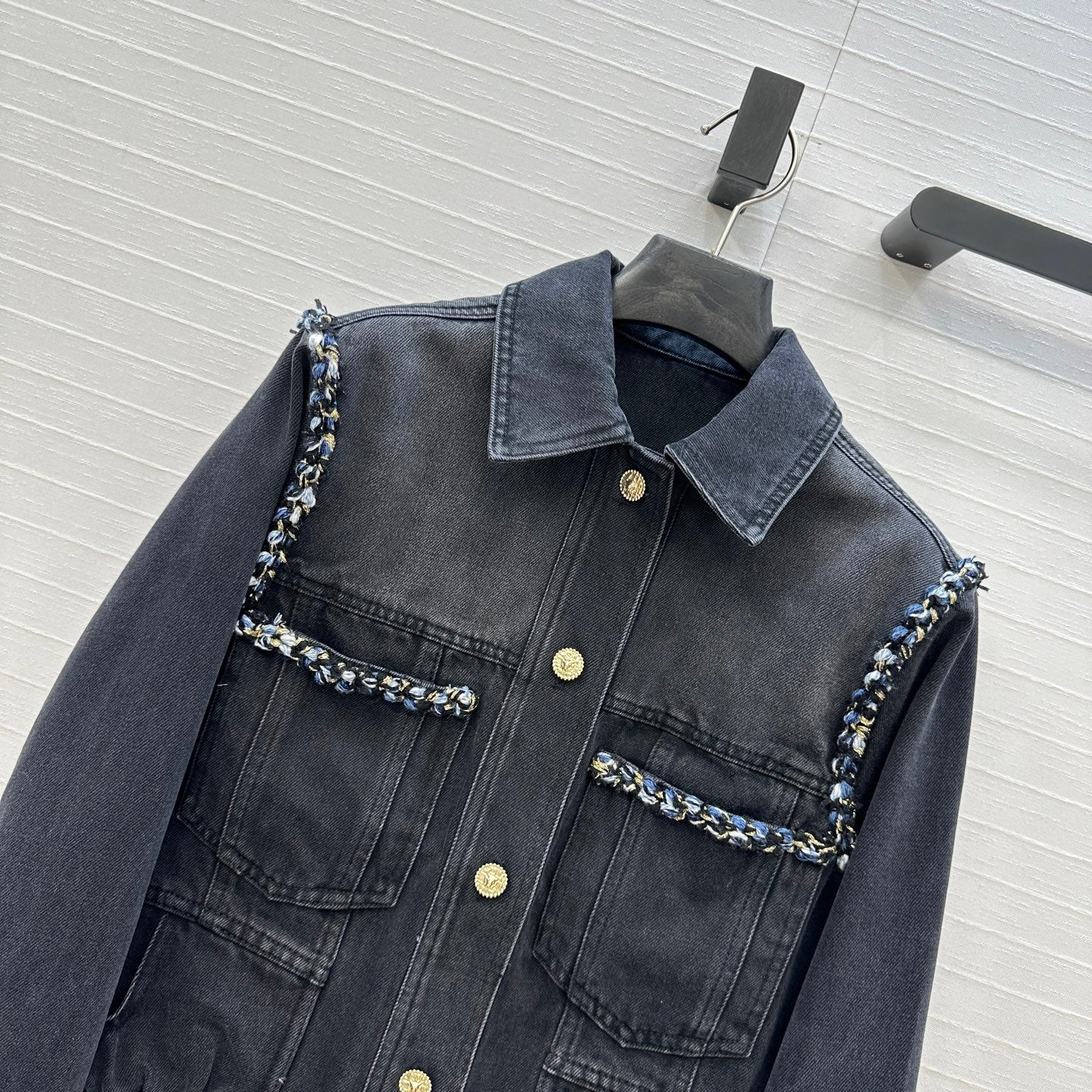 CC 25 Denim Jacket Black Cotton