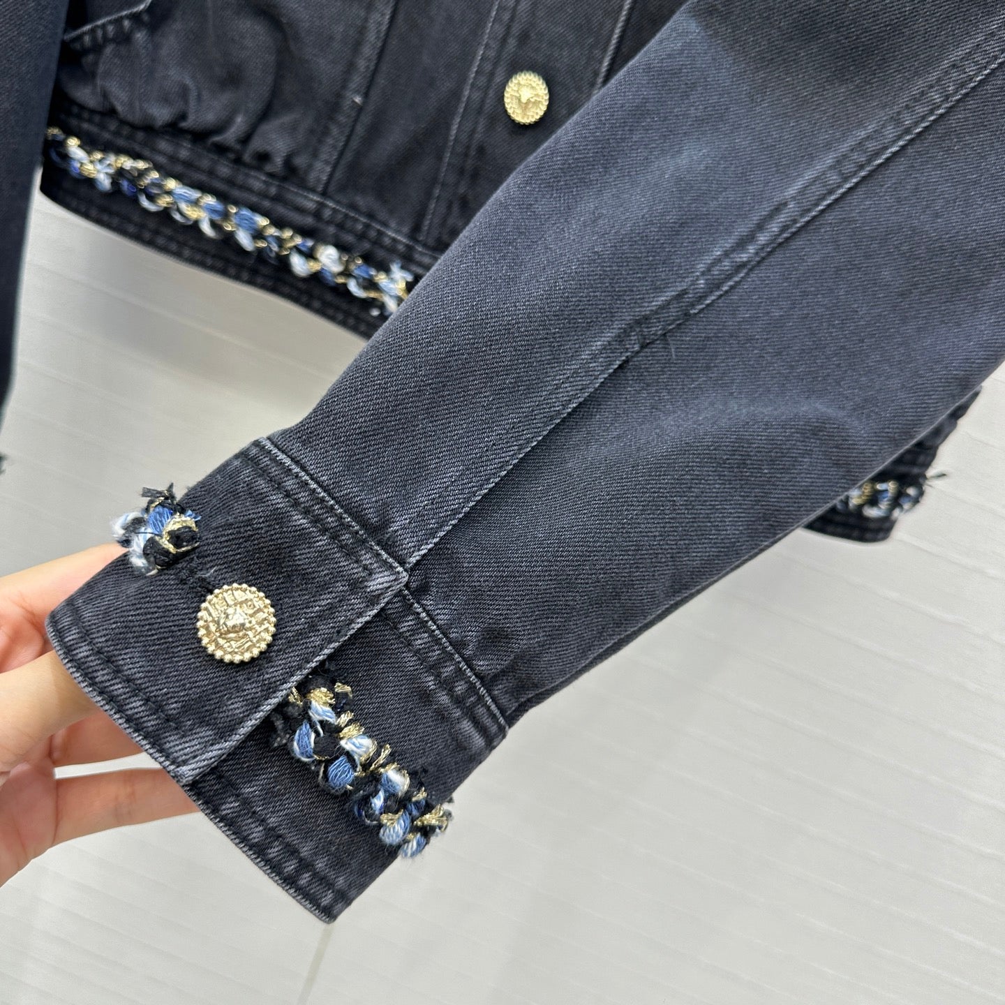 CC 25 Denim Jacket Black Cotton