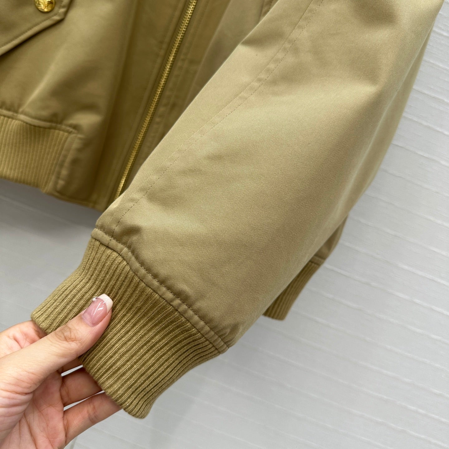 Celine 25 Jacket Khaki Viscose