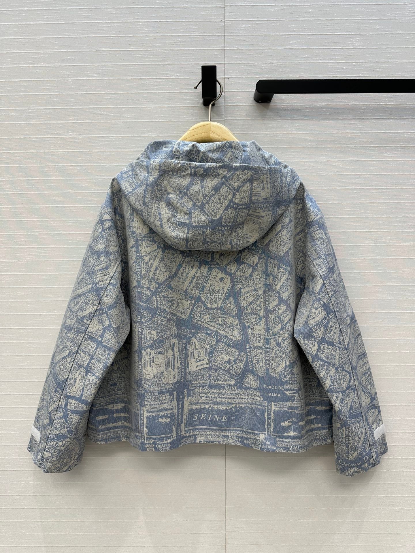 CD 25 hooded Jacket Blue Cotton