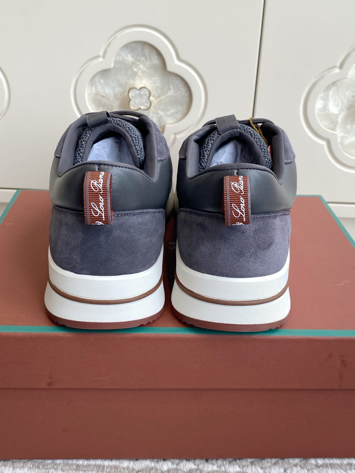 Loro Piana 2026 Week End Walk Sneaker Mesh Suede 934351