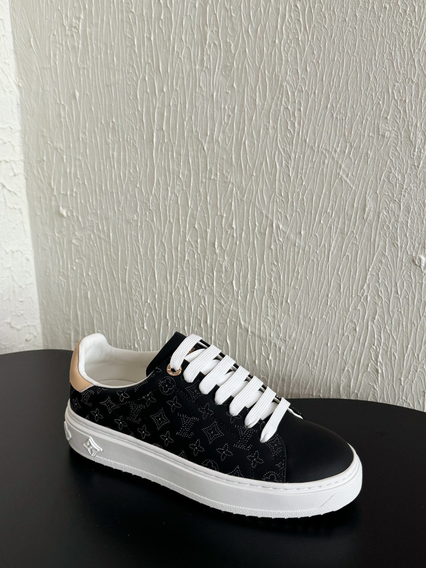 LV Sneakers Time Out Light Black Monogram Calfskin
