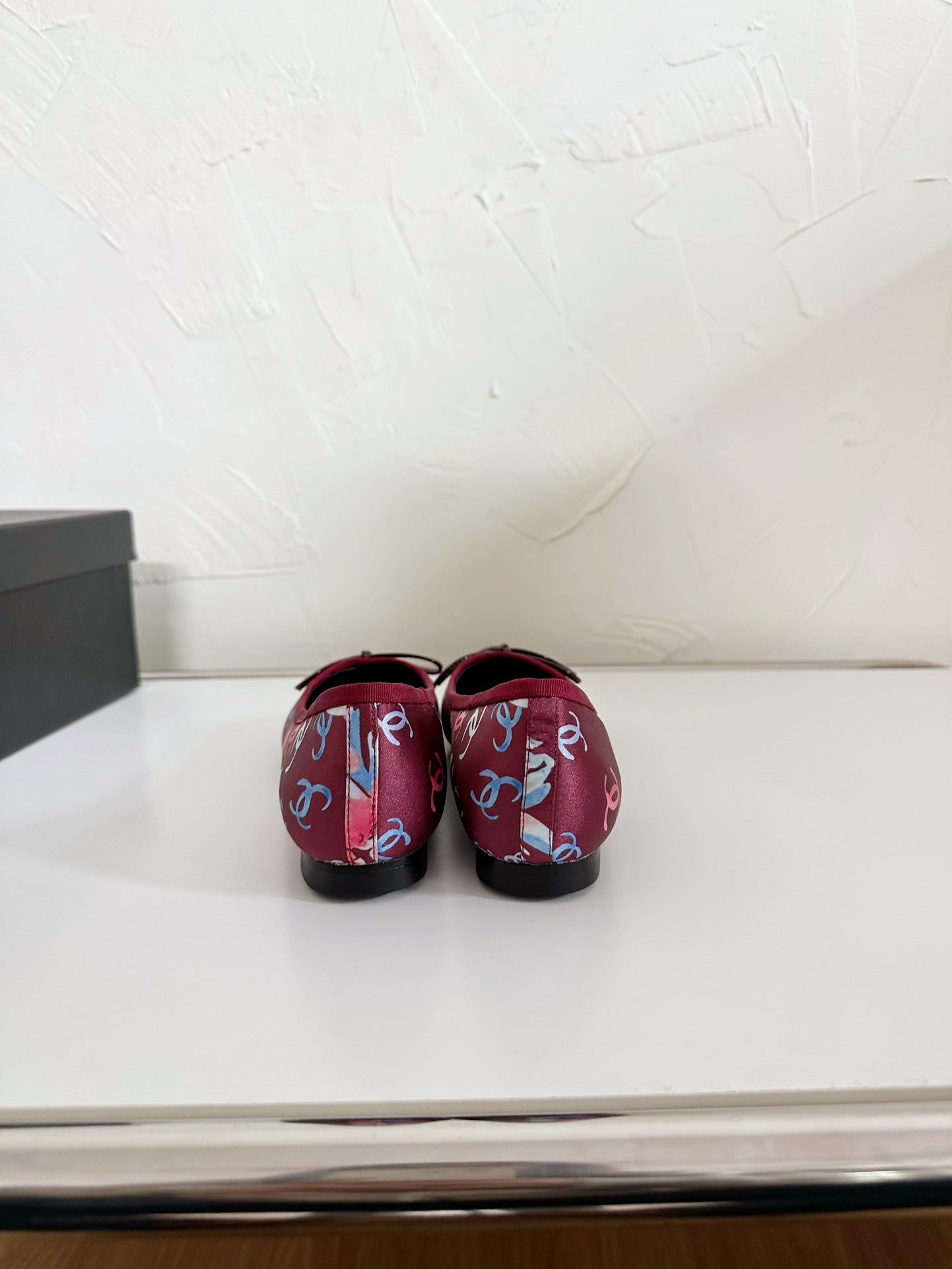 Ballet Flats Red Cloth