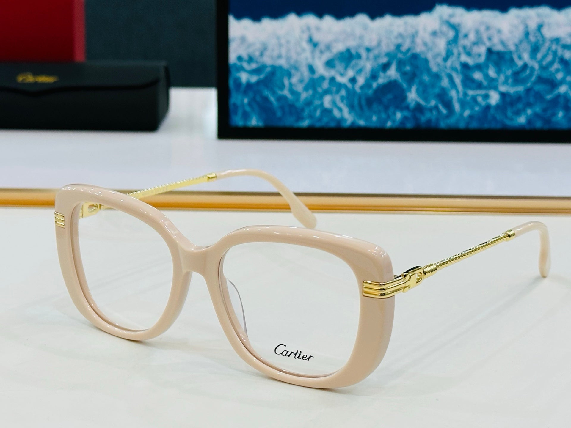 C DE SQUARE FRAME SUNGLASSES CT0377 IN ACETATE